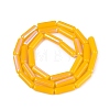 Electroplate Imitation Jade Glass Beads Strands EGLA-Q132-02A-D02-2