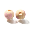 Valentine's Day Element Printed Wood Beads WOOD-R002-01-36-2