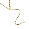 Adjustable 304 Stainless Steel Mixed Chain Lariat Necklace Making AJEW-JB01635-2