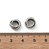 Brass European Beads KK-CBADC51-12AS-2