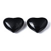Natural Black Obsidian Heart Palm Stone G-S299-119-2
