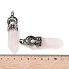 Natural Rose Quartz Pointed Big Pendants G-Q163-02AS-08-3