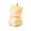 Flocking Opaque Resin Pendants RESI-G128-01V-1