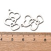 201 Stainless Steel Pendants SA-Z001-02P-3