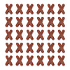 Opaque Acrylic European Beads OACR-TAC0019-006X-2