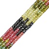Cubic Zirconia Beads Strands ZIRC-P125-2x3mm-09-2
