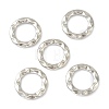 Hammered 304 Stainless Steel Linking Rings STAS-G244-35A-P-1