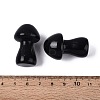 Natural Obsidian Mushroom Display Decorations G-Q602-03A-3