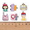 Opaque Resin Pendants RESI-B047-02-3