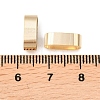 Brass Slide Charms KK-C163-23C-G-3