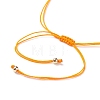 Glass Seed Link Bracelet BJEW-JB08894-04-6