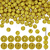200Pcs Pave Disco Ball Beads RB-PA0001-11E-1