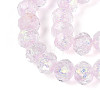 Handmade Foil Lampwork Beads Strands FOIL-T008-09B-3