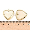 Heart Brass Locket Pendants KK-K414-12B-G-3