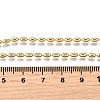 2.5MM Brass Oval Link Chain Necklaces X-NJEW-M108-20G-3