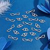 20Pcs 2 Styles 201 Stainless Steel Connector Charms FIND-HY0001-18-5