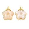 Brass & Resin Pendants KK-A303-04G-02-1