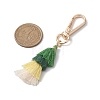 Christmas Theme Christmas Tree Polyester Cotton Tassel Pendant Decorations HJEW-JM02168-3