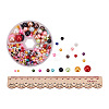 1Box ABS Plastic Imitation Pearl Dome Cabochons SACR-PH0001-M-3