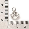 Rack Plating Brass Micro Pave Cubic Zirconia Pendants KK-H508-28P-10-3