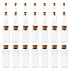 24Pcs 4 Styles Glass Jar Glass Bottles AJEW-FS0001-21-1