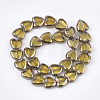 Electroplate Glass Beads Strands EGLA-S188-09H-2