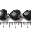 Natural Black Netstone Beads Strands G-C150-A13-01-5