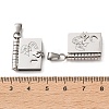 304 Stainless Steel Pendants SA-CBA694E-01P-05-4