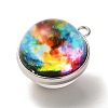 Galaxy Theme Luminous Glass Ball Pendants GLAA-D021-01P-02-2