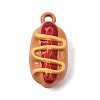 Spray Painted Alloy Pendants AL-CBAD39A-01A-1