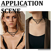 Punk-style Imitation Leather Chocker Necklaces NJEW-CL0001-29-5