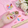 40Pcs 10 Colors Iron Snap Hair Clips PHAR-PH0001-21-3
