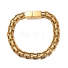 304 Stainless Steel Link Chain Bracelets BJEW-F529-14G-4