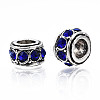 Alloy Rhinestone European Beads MPDL-Q212-001A-RS-3