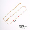 Colorful Crystal Necklace with Simple and Elegant Design for Fashionable Women. LC0921-5-1