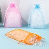 90Pcs 18 Style Organza Bags Jewellery Storage Pouches Wedding Favor Party Mesh Drawstring Gift OP-LS0001-05-6