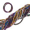 Craftdady Electroplate Glass Beads Strands EGLA-CD0001-03-3