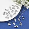 SHEGRACE Brass Micro Pave Clear Cubic Zirconia Pendants XGRQ29811-394P-5