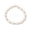 Natural Cultured Freshwater Pearl Beads Stretch Bracelets for Women BJEW-JB11593-2