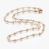 304 Stainless Steel Chain Necklaces STAS-P164-26G-1