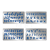 Fingerinspire 4Pcs 4 Style Stainless Steel Cutting Dies Stencils DIY-FG0002-20-3