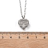 304 Stainless Steel Necklaces for Women NJEW-R015-03P-5