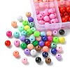 24Colors Opaque Acrylic Beads MACR-YW0002-93-2