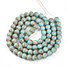 Baking Paint Glass Beads Strands DGLA-N008-10mm-05-3