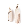 Natural Sea Shell Pendants SSHEL-N038-29-1