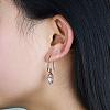 SHEGRACE Creative Design Rose Gold Plated Brass Hook Earrings JE99A-3