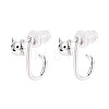 925 Sterling Silver Cat Shape Stud Earrings STER-N016-117S-1
