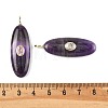 Natural Amethyst Pendants G-D357-02B-3