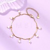 Natural Cultured Freshwater Pearl Charm Bracelets BJEW-JB13586-1