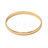 304 Stainless Steel Plain Bangles for Women Men BJEW-Z167-01G-01-4